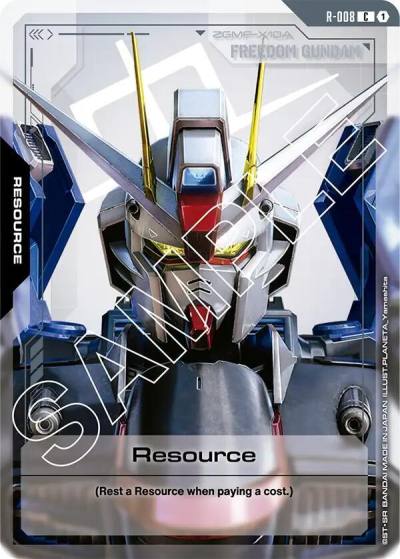 Resource (R-008) R-008 Newtype Rising Gundam card