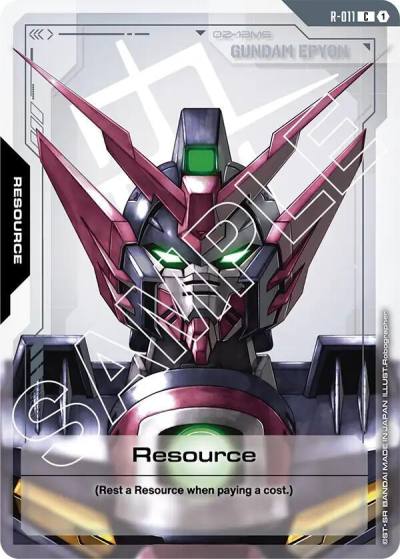 Resource R-011 Dual Impact Gundam card