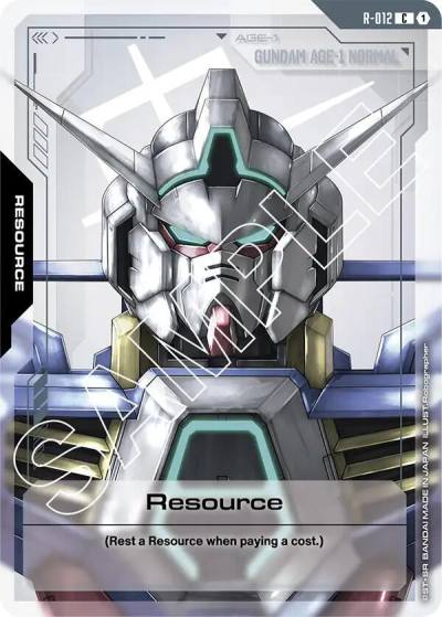 Resource R-012 Dual Impact Gundam card