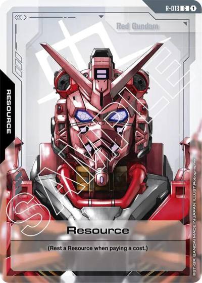Resource R-013 Dual Impact Gundam card