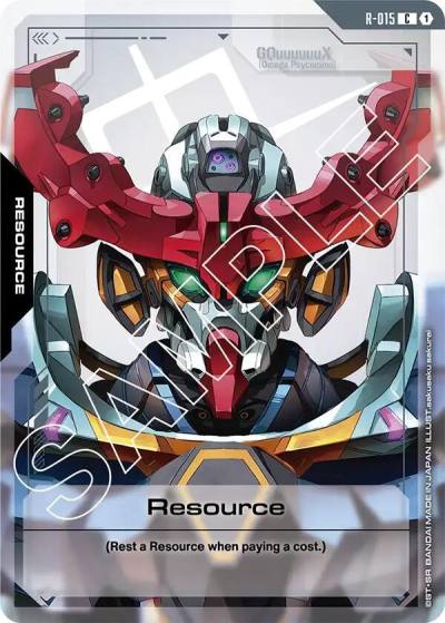 Resource R-015 Dual Impact Gundam card