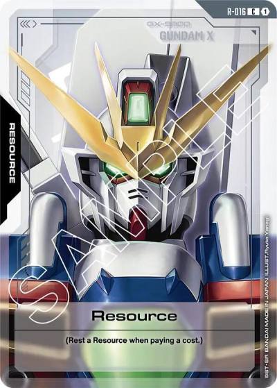 Resource R-016 Dual Impact Gundam card