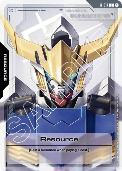 Resource R-017 Dual Impact Gundam card