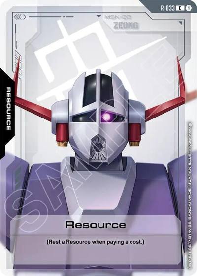 resource R-033 Phantom Aria Gundam card