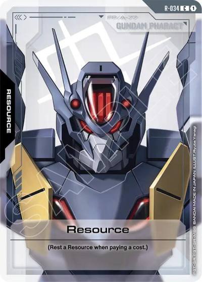resource R-034 Phantom Aria Gundam card