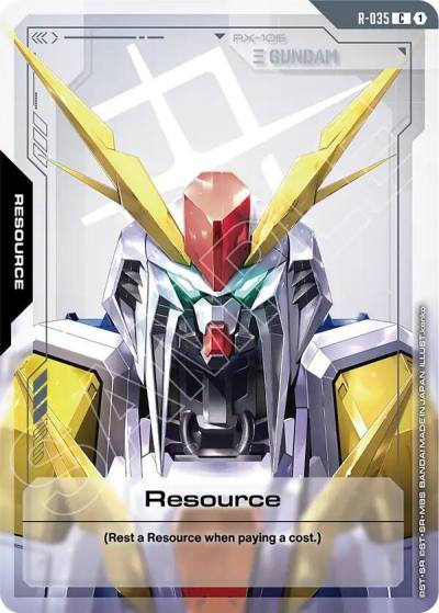 resource R-035 Phantom Aria Gundam card