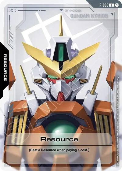 resource R-036 Phantom Aria Gundam card