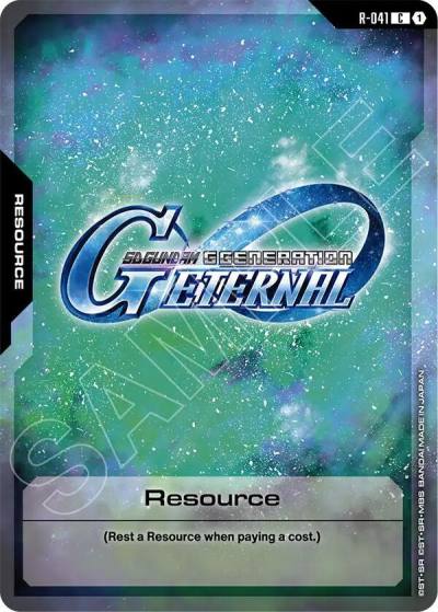 resource R-041 Starter Deck 10: Generation Pulse Gundam card
