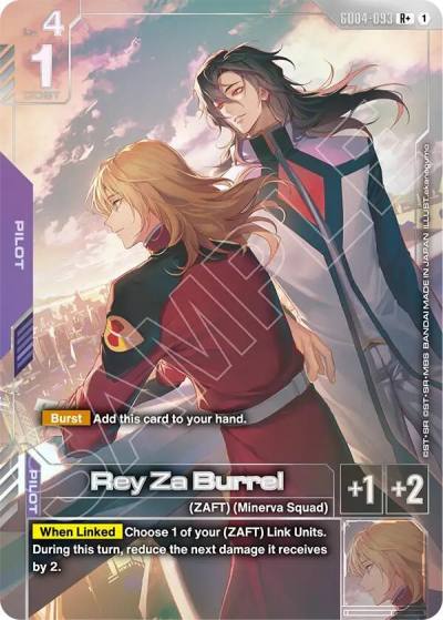 rey za burrel rplus GD04-093 Phantom Aria Gundam card