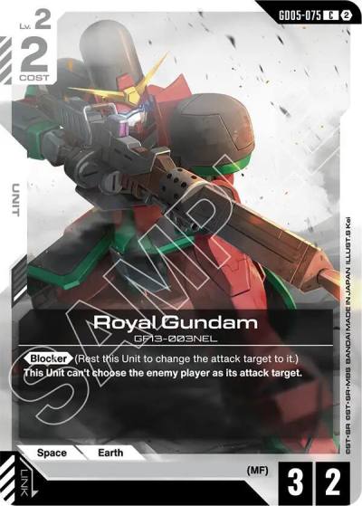 royal gundam GD05-075 Freedom Ascension Gundam card