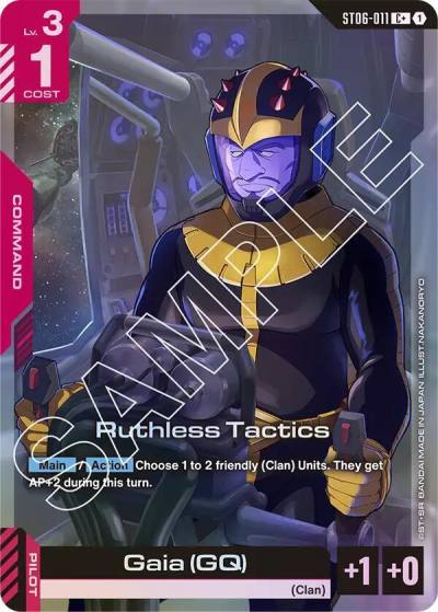 Ruthless Tactics (C+) ST06-011 Starter Deck 06: Clan Unity Gundam card