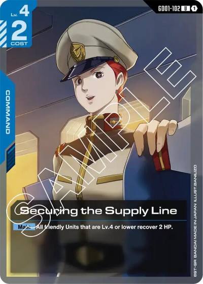 Securing the Supply Line GD01-102 Newtype Rising Gundam card