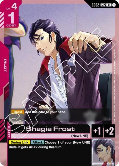 Shagia Frost GD02-092 Dual Impact Gundam card