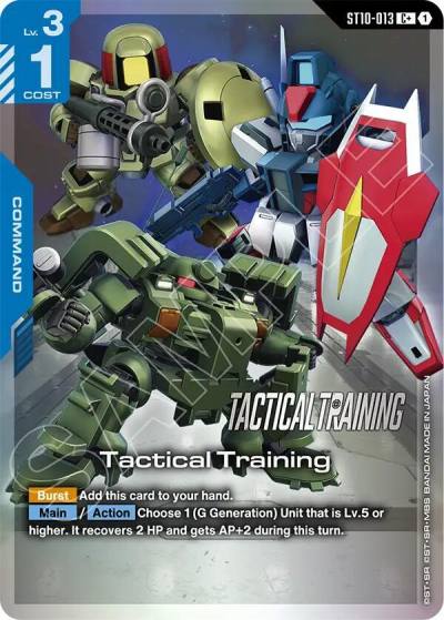 tactical training cplus ST10-013 Starter Deck 10: Generation Pulse Gundam card
