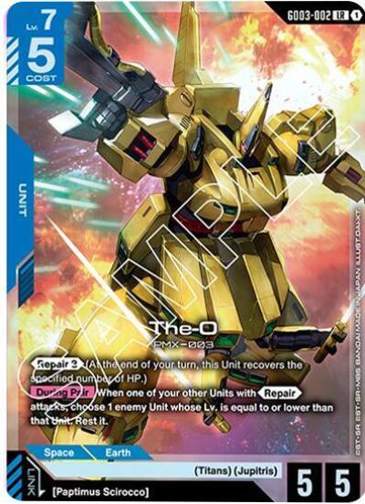 The-O GD03-002 Starter Deck 06: Clan Unity Gundam card