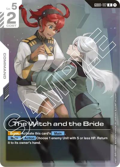 The Witch and the Bride GD01-117 Newtype Rising Gundam card