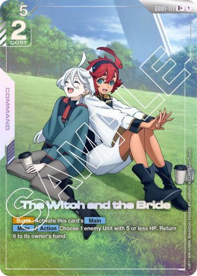 The Witch and the Bride (R+) GD01-117 Newtype Rising Gundam card
