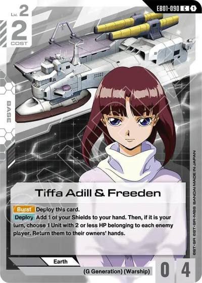 tiffa adill freeden EB01-090 Eternal Nexus Gundam card
