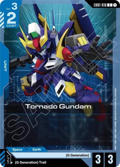 tornado gundam EB01-016 Eternal Nexus Gundam card