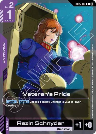 veterans pride GD05-116 Freedom Ascension Gundam card