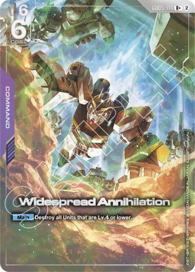 widespread annihilation rplus GD05-114 Freedom Ascension Gundam card