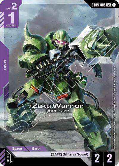 zaku warrior cplus ST09-005 Starter Deck 09: Destiny Ignition Gundam card