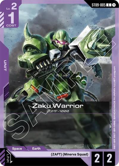 zaku warrior ST09-005 Starter Deck 09: Destiny Ignition Gundam card